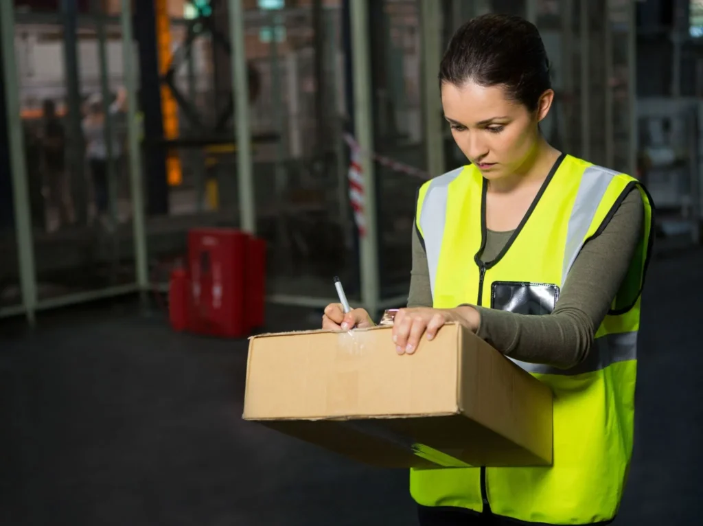Ruta de transporte por carretera eficiente y puntual